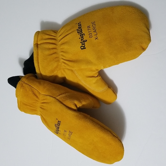 NEW! Refrigiwear Insulated Leather Mitt sz XL NWT - Picture 1 of 4
